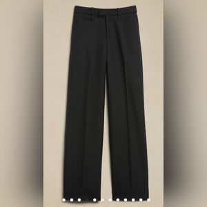 Banana Republic Lido Wide-Leg Italian Wool Pant